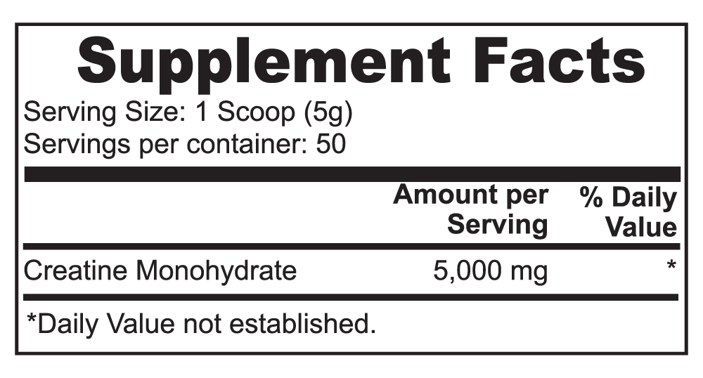 From The Planet Creatine Monohydrate